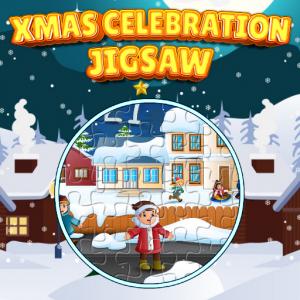 Рождественское празднование Jigsaw.