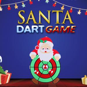 Santa Dart-Spiel.