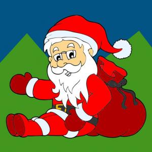 Santa Claus-Malbuch