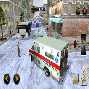 Simulateur d'ambulance de la ville moderne