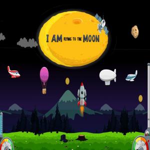 Ich fliege zum Mond