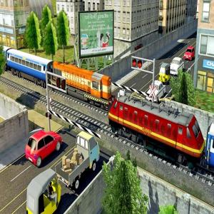 Moderner Zug Fahrsimulator: Stadtzug Spiele