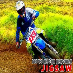Motocross-Treiber Jigsaw.