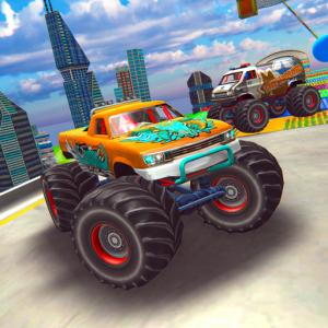 Невозможные монстры грузовики гонка Monster Truck Games 2021
