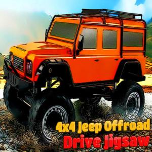Пазл 4x4 Jeep Offroad Drive