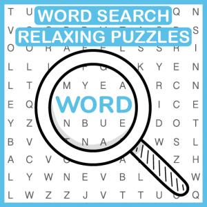 Puzzles relaxants de recherche de mots