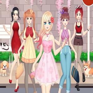 Anime Girls Dress -up -Spiel