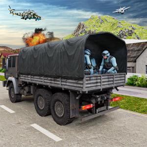 Camion de transporteur de machine de l'armée