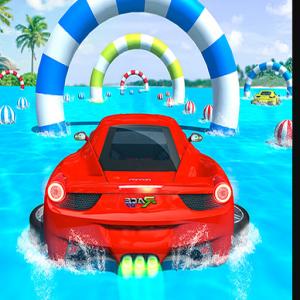 Wasser surfen Auto Stunts Car Racing Spiel