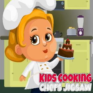 Діти, приготування їжі кухарі Jigsaw