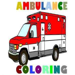 Ambulance Camions Coloriage Pages
