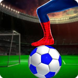 Superhero Spiderman Football Soccer League Spiel