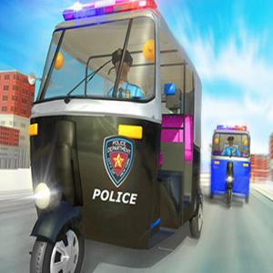 Polizei Auto Rikschas Spiel 2020