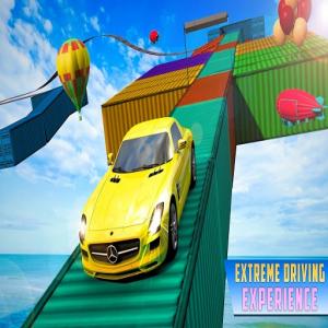 Unmögliche Stunt Car Tracks Spiel 3D