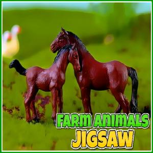 Jigsaw d'animaux de la ferme
