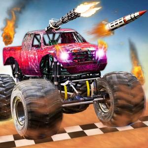 Monster Truck проти Zombie Death Shooting Game