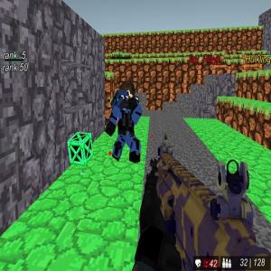 Blocky Wars Advanced Combat SWAT Багатокористувацька гра