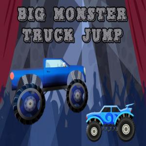 Großer Monster-LKW-Sprung