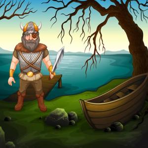Вікінг-воїн Битва головоломка
