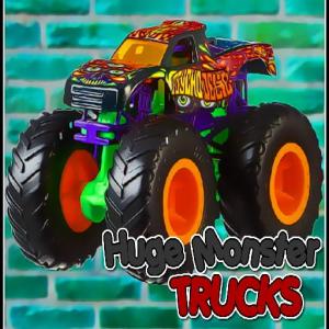 Riesige Monster-Trucks.