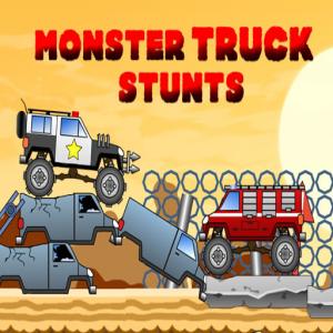 Трюки на грузовиках-монстрах