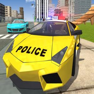 Polizei Drift Auto.