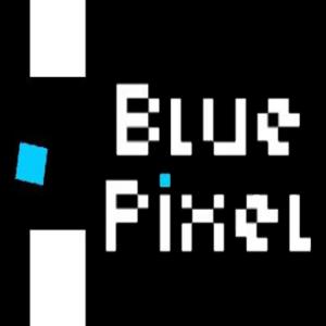 Blaues Pixel