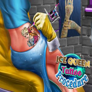 Procédure de tatouage de la reine de glace