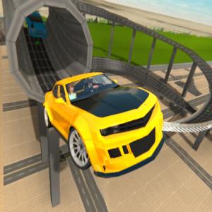 Voiture pilote de voiture jeu 3D