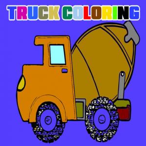 Livre de coloriage de camions