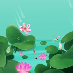 Lotus-Blumen gleiten