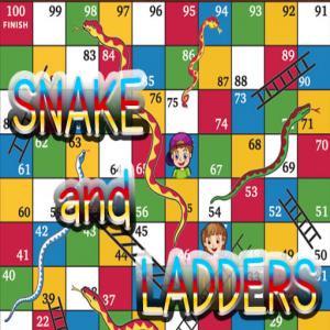 Schlangen- und Leitern-Spiel