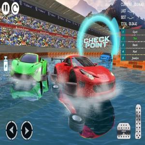 Водный автомобиль Stunt Racing 2019 3D Cars Stunt Games