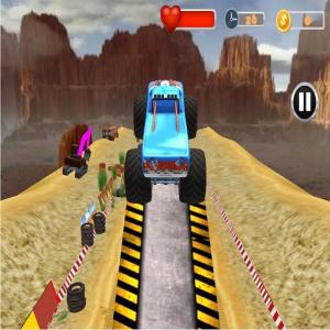 Monster Truck Tricky Stunt Race Игра