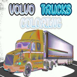 Volvo Camions Coloriage