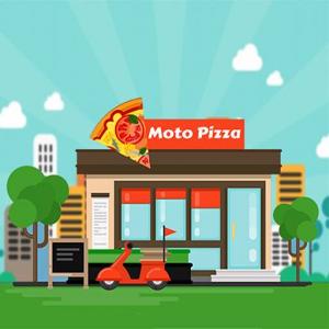 Pizza moto