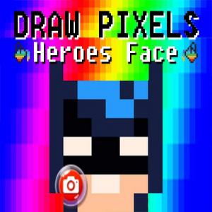 Рисуем пиксели лица героев