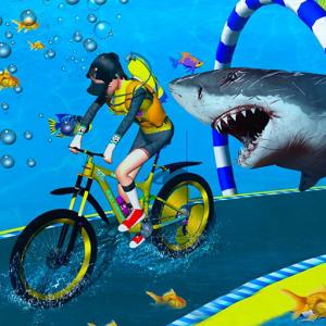 Подводные гонки на велосипедах