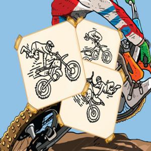 Motocross Hero Coloriage
