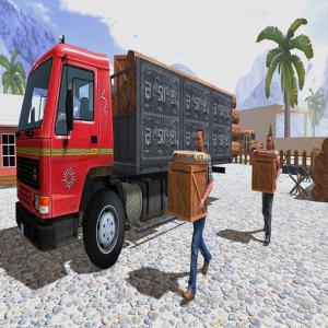 Asiatisches Offroad Cargo Truck Driver Spiel
