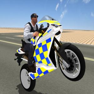 Simulateur de vélo de police Super Stunt Stunt 3D