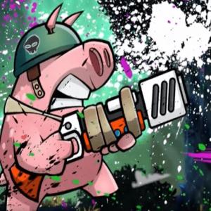 Piggy солдат супер пригода