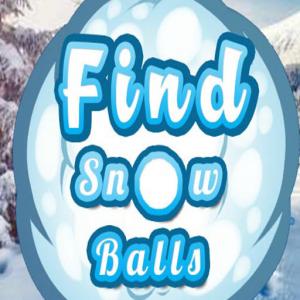 Знайди снігові кульки