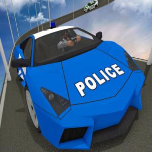 Unmögliche Polizeiautospur 3D 2020