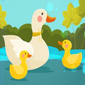 Mutter Ente und Ducklinge Puzzle