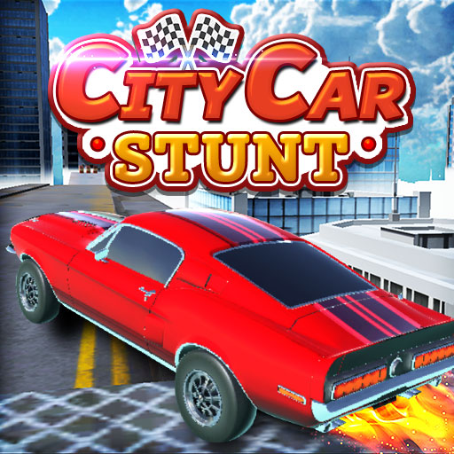 Stadt Auto Stunts Simulation Spiel 3D
