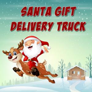Camion de livraison cadeau de Santa