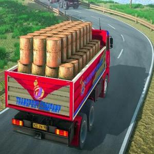 Индийский водитель грузовика Доставка грузов