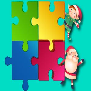 Weihnachts-Puzzle-Puzzle.