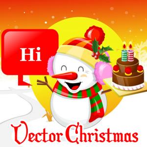 Vektor-Weihnachtsrätsel